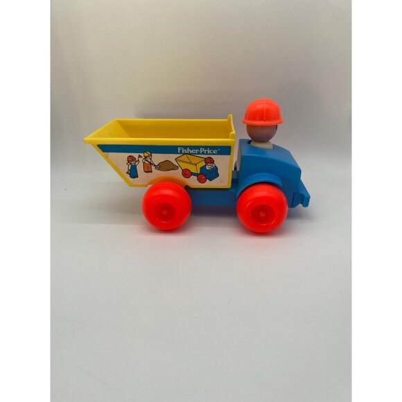 1982 Fisher Price Jiffy Dump Truck Toy #151 - Picture 3 of 7